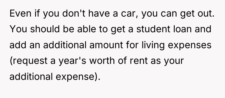 Even if you don't have a car, you can get...