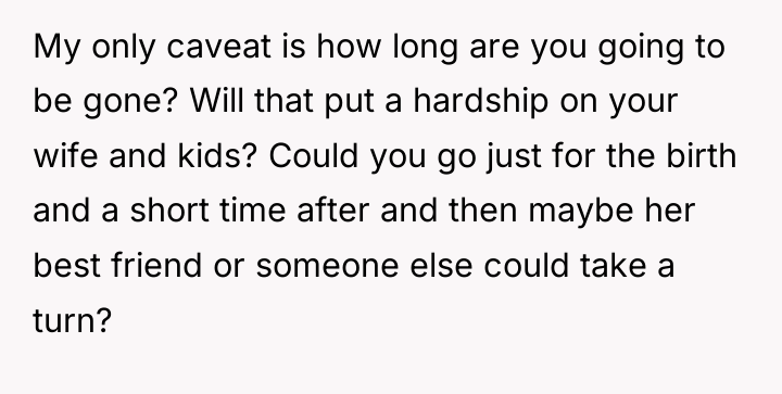 My only caveat is how long are you going to...