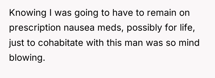 Knowing I was going to have to remain on prescription...