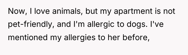 Now, I love animals, but my apartment is not pet-friendly,...