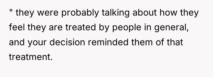 " they were probably talking about how they feel they...