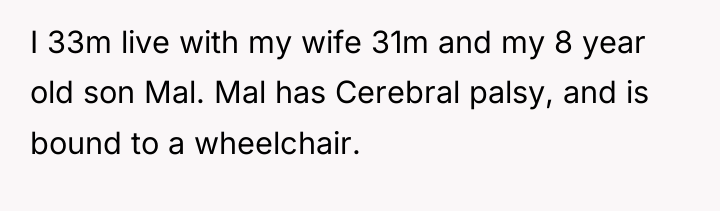 I 33m live with my wife 31m and my 8...