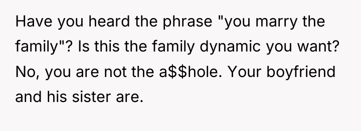 Have you heard the phrase "you marry the family"? Is...