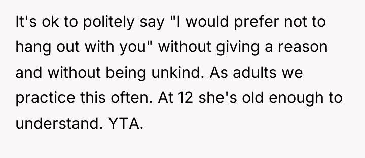 It's ok to politely say "I would prefer not to...