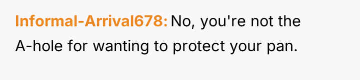 Informal-Arrival678 No, you're not the A-hole for wanting to protect...