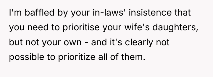 I'm baffled by your in-laws' insistence that you need to...