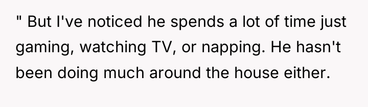 " But I've noticed he spends a lot of time...