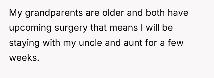 My grandparents are older and both have upcoming surgery that...