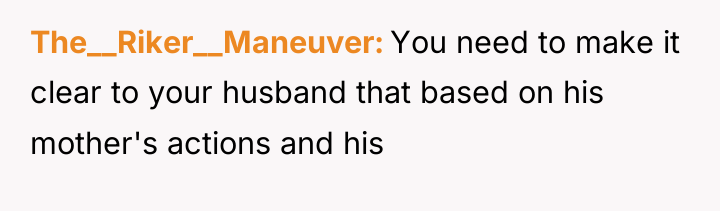 The__Riker__Maneuver You need to make it clear to your husband...