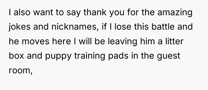 I also want to say thank you for the amazing...