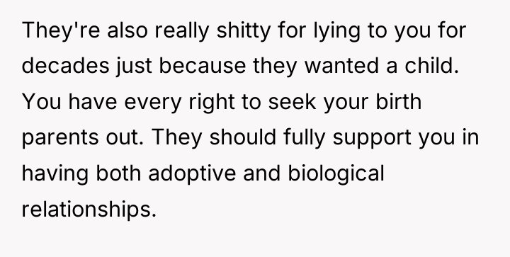 They're also really shitty for lying to you for decades...