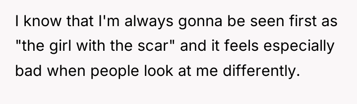 I know that I'm always gonna be seen first as...