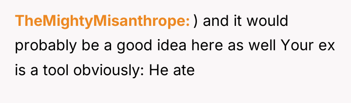 TheMightyMisanthrope ) and it would probably be a good idea...