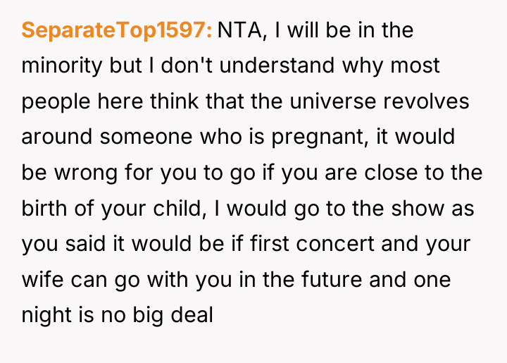 SeparateTop1597 NTA, I will be in the minority but I...