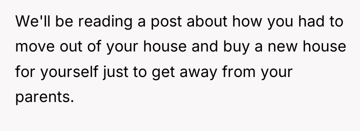 We'll be reading a post about how you had to...