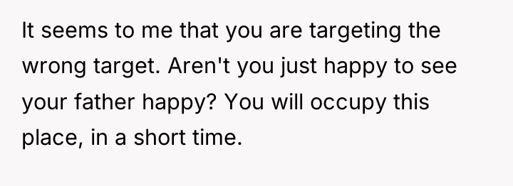 It seems to me that you are targeting the wrong...
