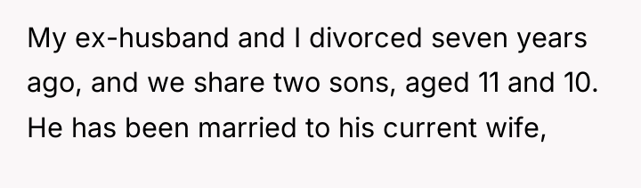 My ex-husband and I divorced seven years ago, and we...