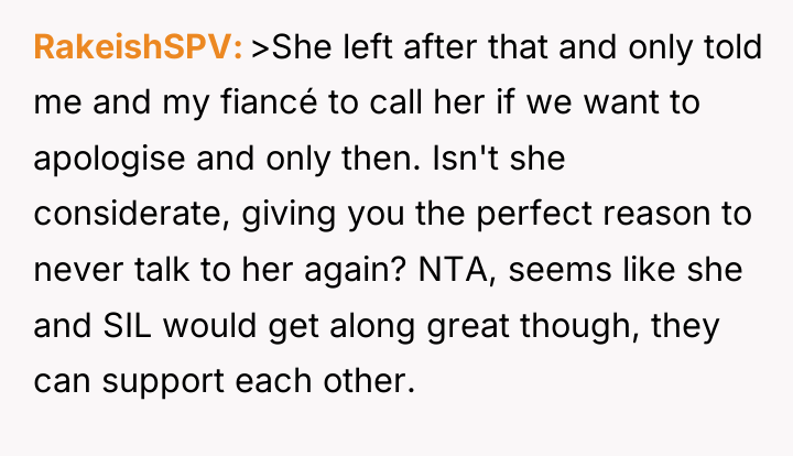 RakeishSPV >She left after that and only told me and...