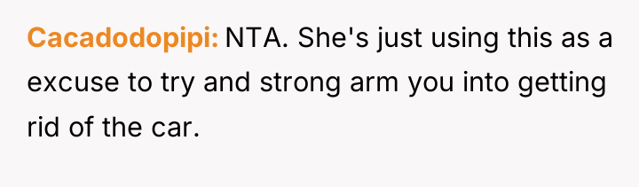 Cacadodopipi NTA. She's just using this as a excuse to...