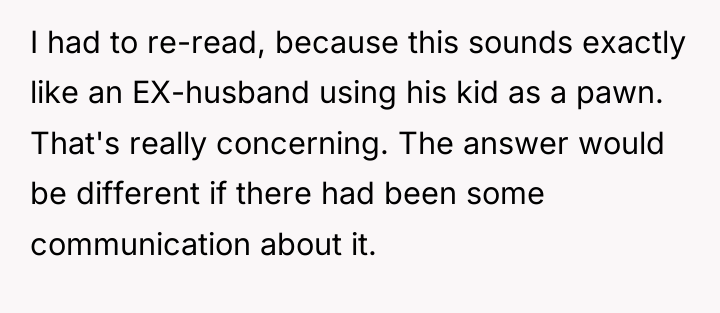 I had to re-read, because this sounds exactly like an...