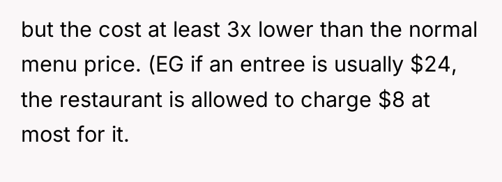 but the cost at least 3x lower than the normal...