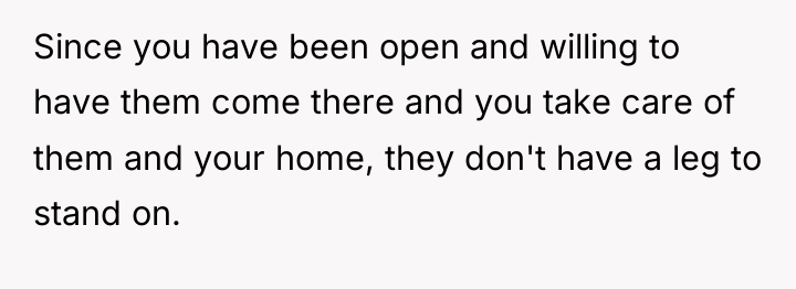 Since you have been open and willing to have them...