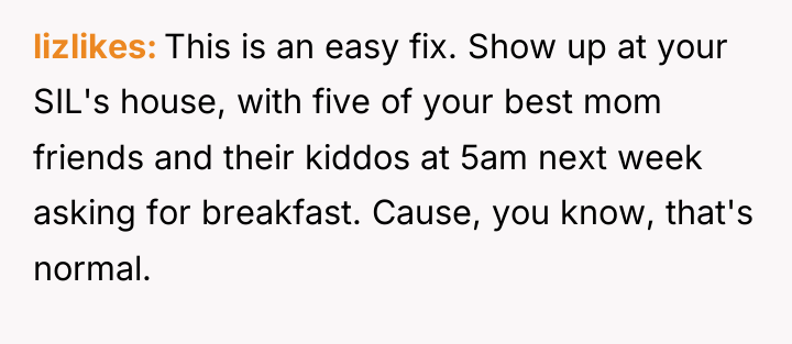 lizlikes This is an easy fix. Show up at your...