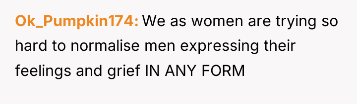 Ok_Pumpkin174 We as women are trying so hard to normalise...