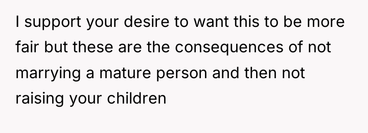 I support your desire to want this to be more...