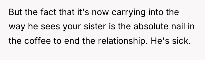 But the fact that it's now carrying into the way...