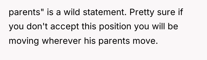 parents" is a wild statement. Pretty sure if you don't...