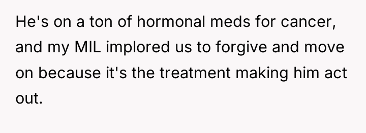 He's on a ton of hormonal meds for cancer, and...