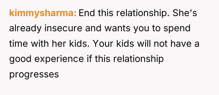 kimmysharma End this relationship. She's already insecure and wants you...