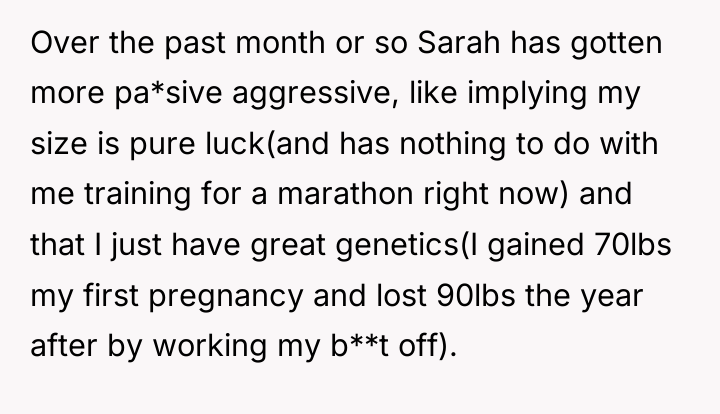 Over the past month or so Sarah has gotten more...