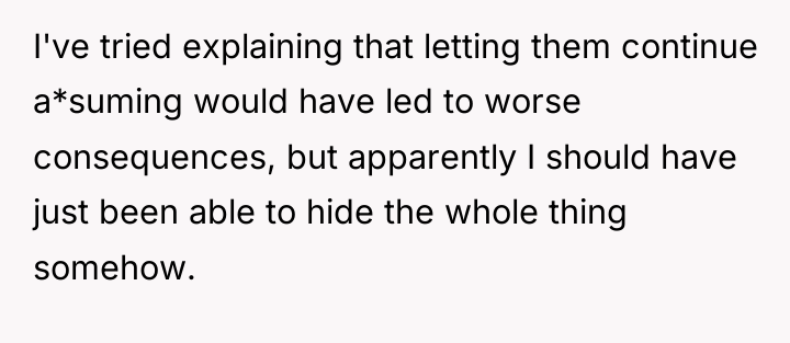 I've tried explaining that letting them continue a*suming would have...