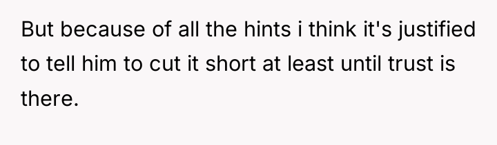 But because of all the hints i think it's justified...