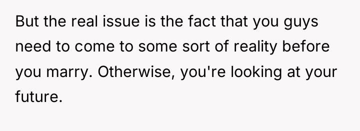 But the real issue is the fact that you guys...