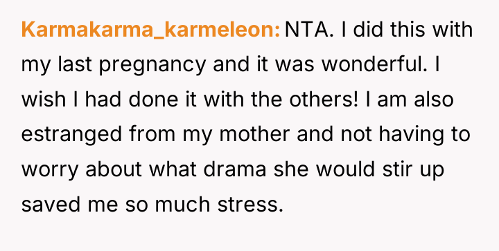 Karmakarma_karmeleon NTA. I did this with my last pregnancy and...