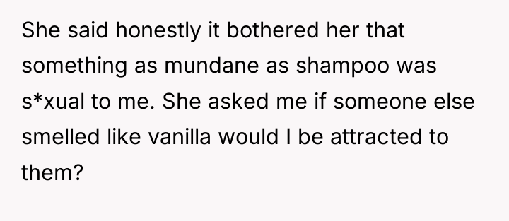 She said honestly it bothered her that something as mundane...