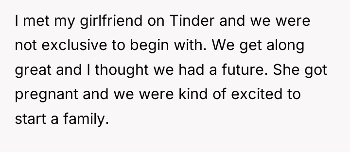 I met my girlfriend on Tinder and we were not...