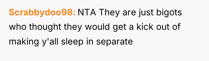 Scrabbydoo98 NTA They are just bigots who thought they would...