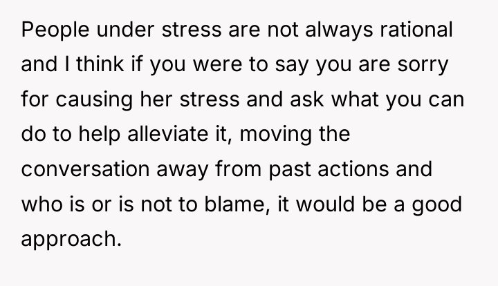 People under stress are not always rational and I think...