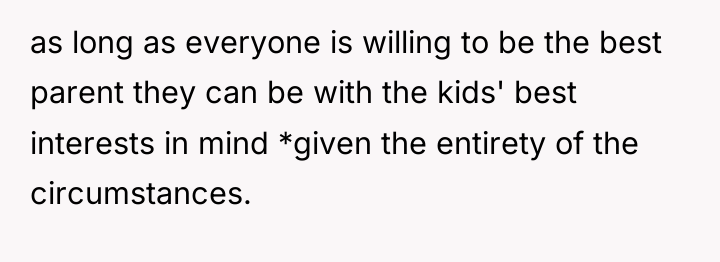 as long as everyone is willing to be the best...