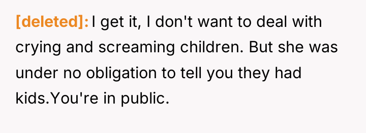 [deleted] I get it, I don't want to deal with...
