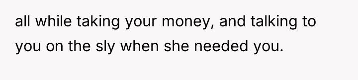 all while taking your money, and talking to you on...
