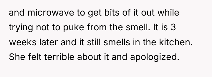 and microwave to get bits of it out while trying...