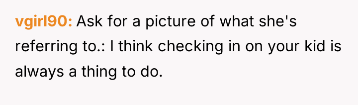 vgirl90 Ask for a picture of what she's referring to.:...
