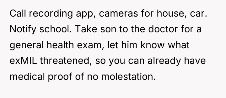 Call recording app, cameras for house, car. Notify school. Take...