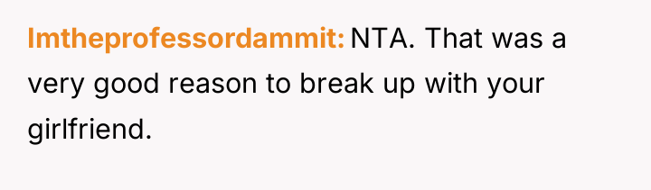 Imtheprofessordammit NTA. That was a very good reason to break...