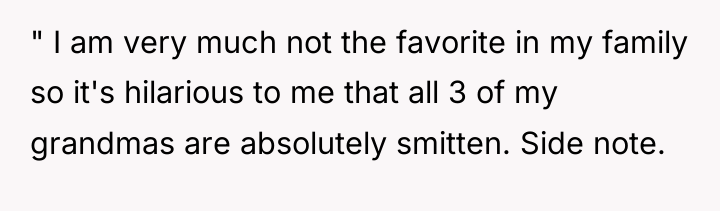 " I am very much not the favorite in my...
